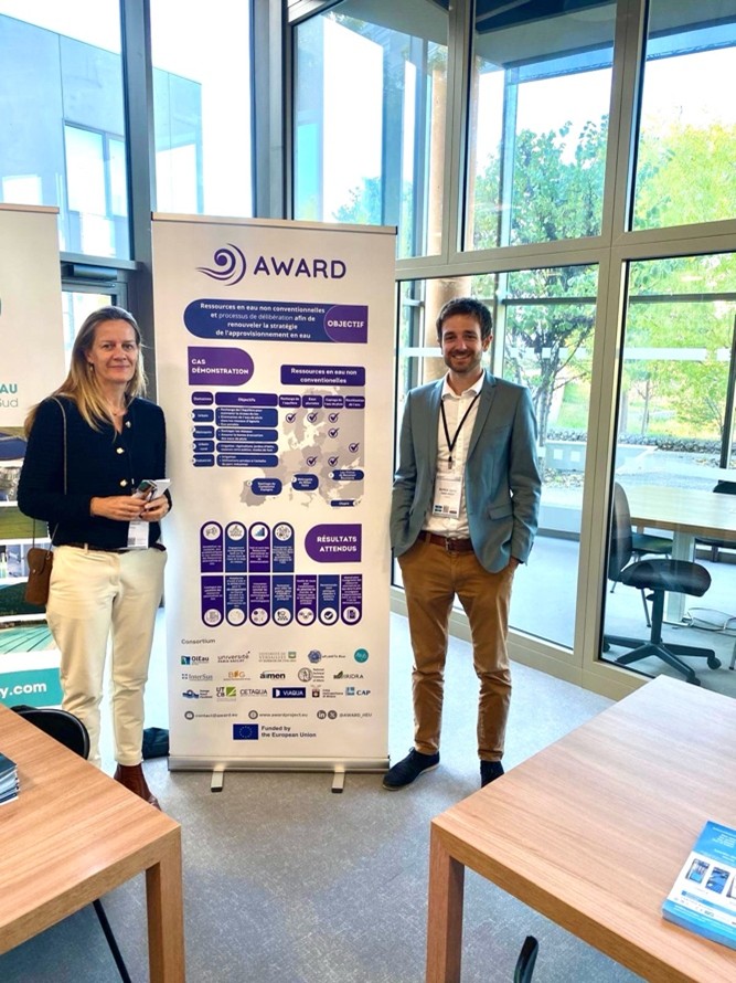 #1 AWARD Project on Aqua-Valley stand at EUROMED REUSE conference