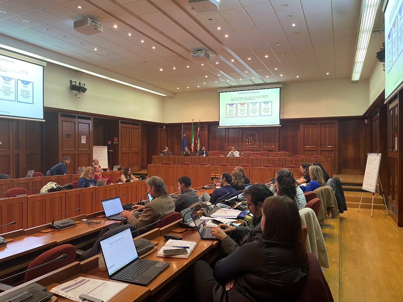 Figure 1 – Picture of the DC#2 presentation at the TIG#3 in Milan