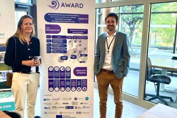 #1 AWARD Project on Aqua-Valley stand at EUROMED REUSE conference