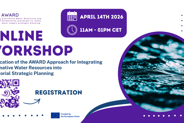 European Workshop: Integrating Alternative Water Resources into Territorial Planning