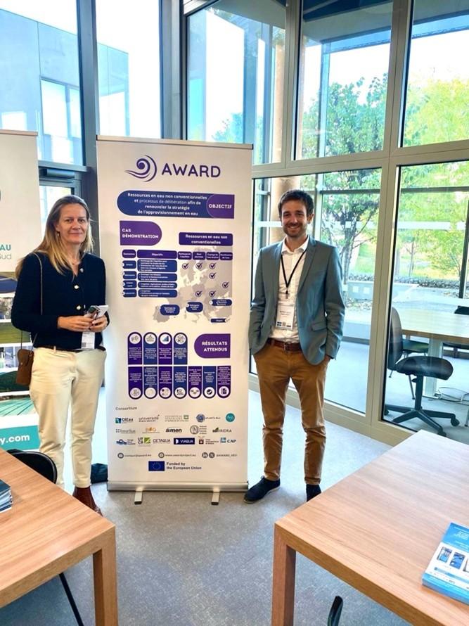 #1 AWARD Project on Aqua-Valley stand at EUROMED REUSE conference